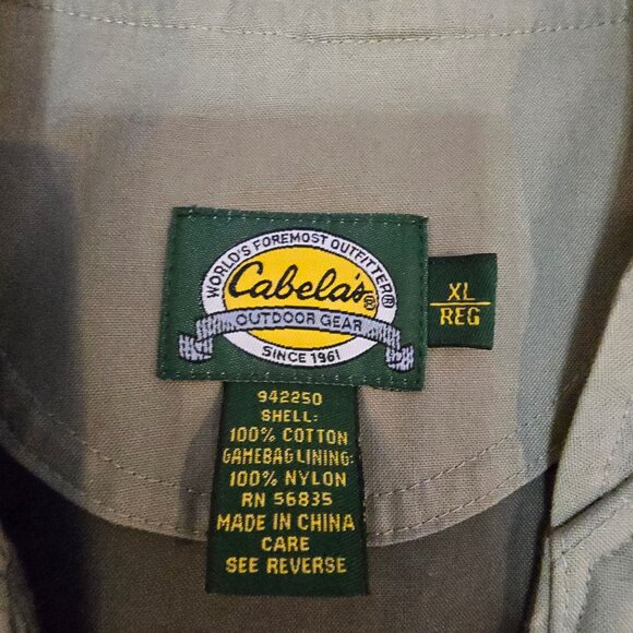 Cabela's Tan Outdoor Gear Utility Vest Men XL Hunting Fishing Storage - Picture 3 of 12